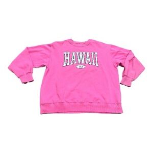 Hollister Women’s Pullover Sweatshirt, Size XS, Pink, Hawaii
